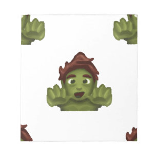 Bloc De Notas emoji zombie man