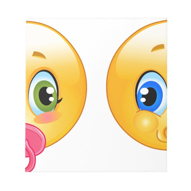 Bloc De Notas emojis de bebé (Frente)