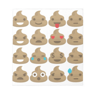 Bloc De Notas emojis de poop