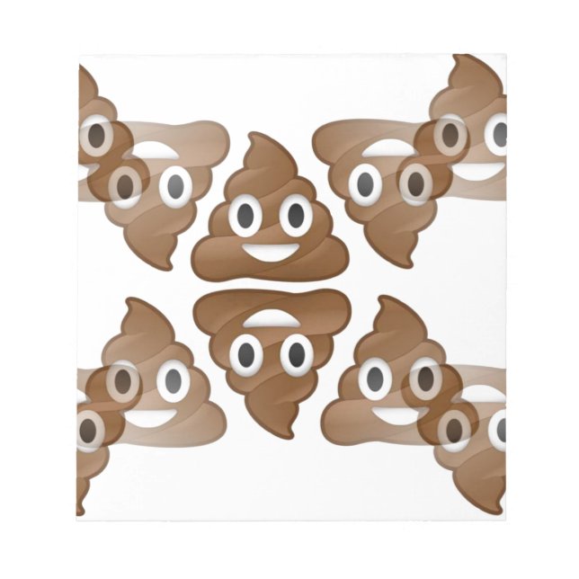 Bloc De Notas emojis de poop (Frente)