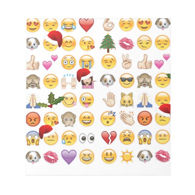 Bloc De Notas emojis navidades (Frente)