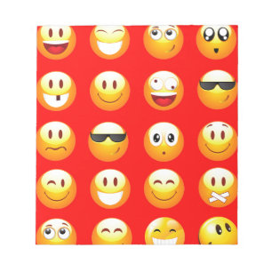 Bloc De Notas emojis rojas