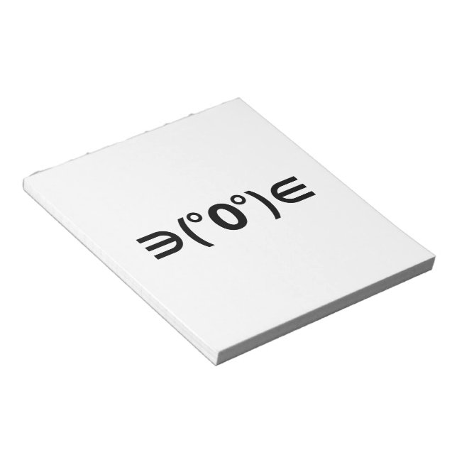 Bloc De Notas Emoticon japonés Fugu Kaomoji (Lado Derecho)