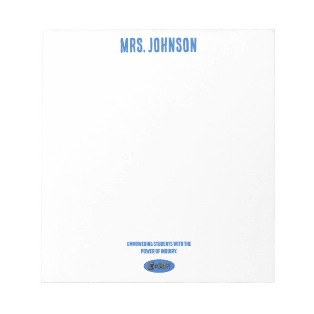 Bloc De Notas Empowering Students: Power Of Inquiry Science (Frente)