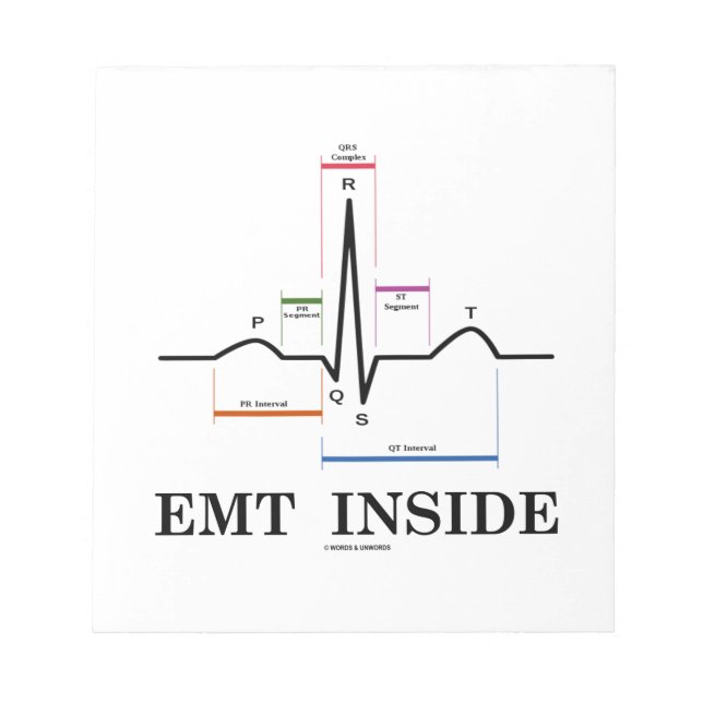 Bloc De Notas EMT interior (electrocardiograma de ritmo sinusal) (Frente)