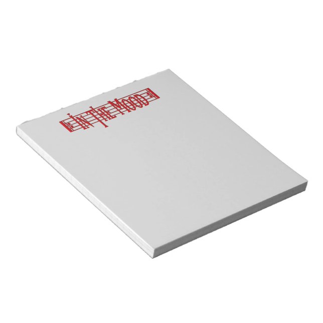 Bloc De Notas En el ánimo (Lado Derecho)