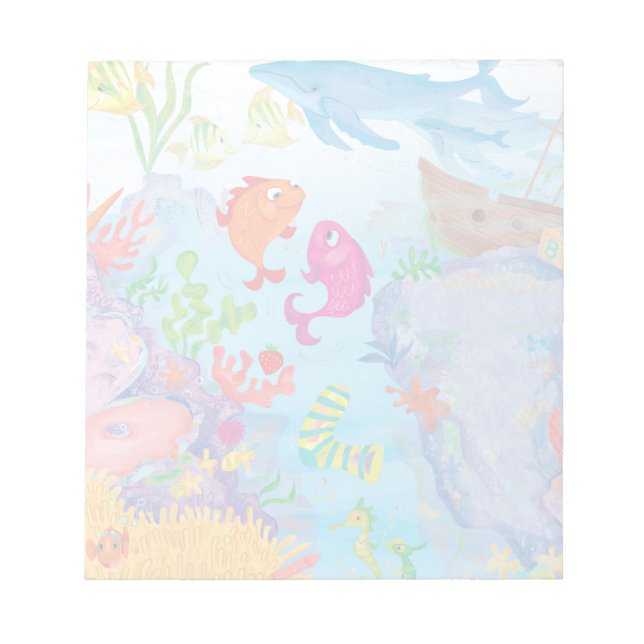 Bloc De Notas En El Océano (Frente)