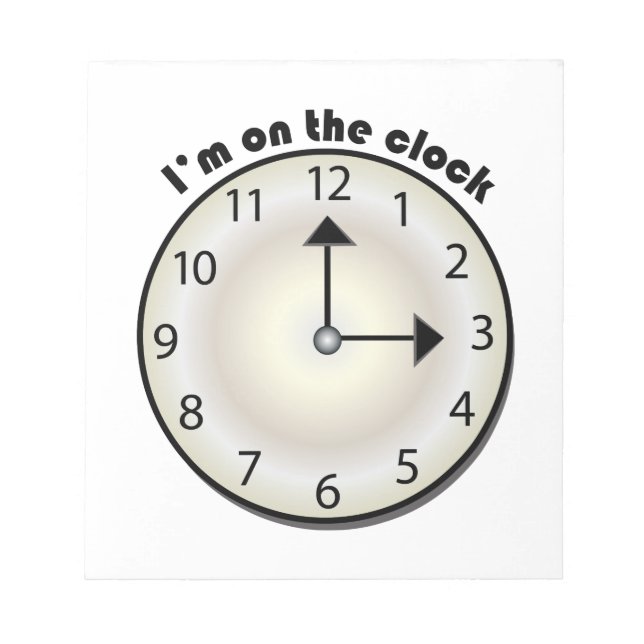 Bloc De Notas En el reloj (Frente)