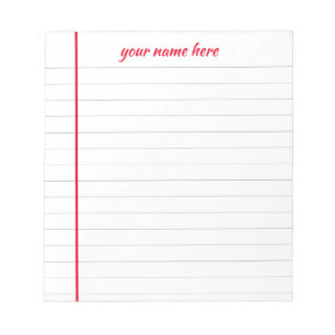 Bloc de notas en línea personalizado