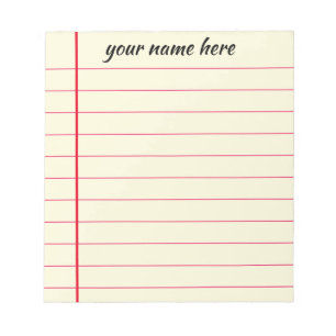 Bloc de notas en línea personalizado