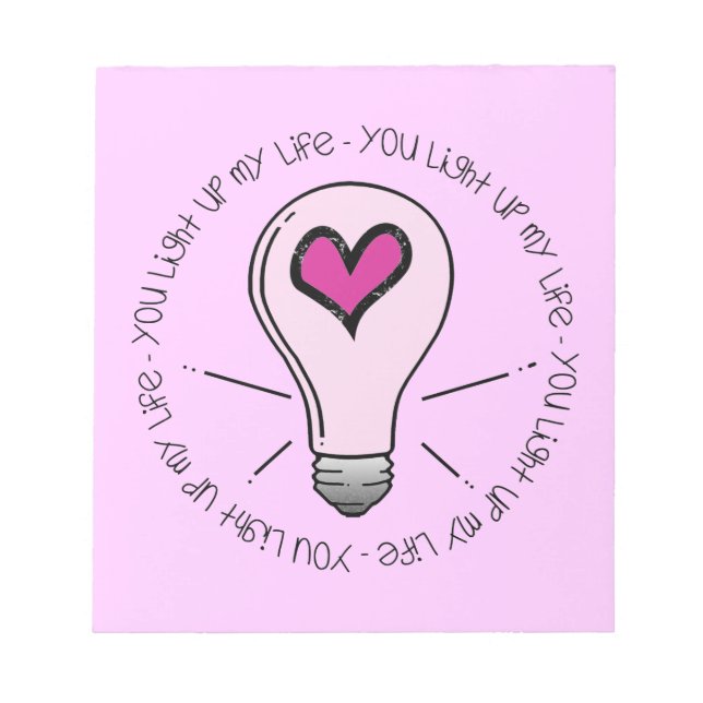 Bloc De Notas Encienden mi vida (Frente)