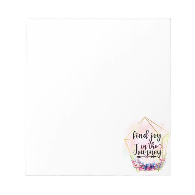 Bloc De Notas Encuentra La Alegría En El Viaje (Frente)