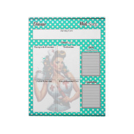 Bloc De Notas Enfermera Bendita Pinup_ Enfermedad Temp 2