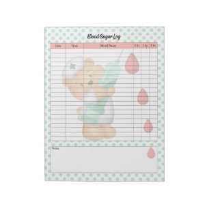 Bloc De Notas Enfermera Cute Sugar Bear Bloguera Sugar Log