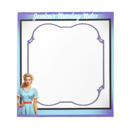 Bloc De Notas Enfermera Nostálgica en escuela de Enfermería