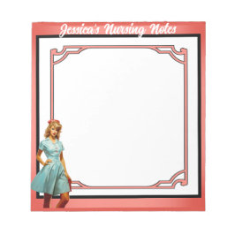 Bloc De Notas Enfermera nostálgica pequeña Pinup_ Enfermeras Mej