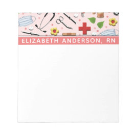 Bloc De Notas Enfermera personalizada