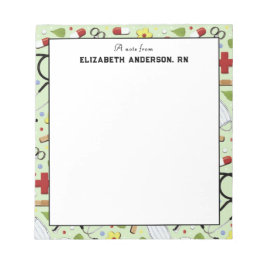 Bloc De Notas Enfermera personalizada