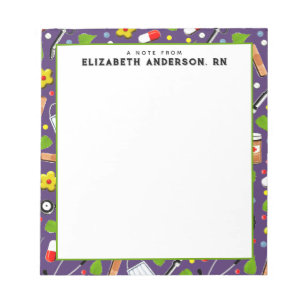 Bloc De Notas Enfermera Personalizada