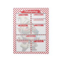 Bloc De Notas Enfermería Red Dr. Gnome - Plantilla de patofisiol