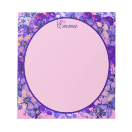 Bloc De Notas English Cottage Garden Vibrant Floral