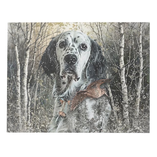 Bloc De Notas English Setter  (Frente)