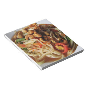 Bloc De Notas Ensalada de Papaya picante Ayutthaya [Som Tam] con
