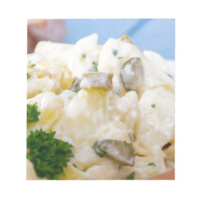 Bloc De Notas Ensalada de patata con salchicha y mostaza (Frente)
