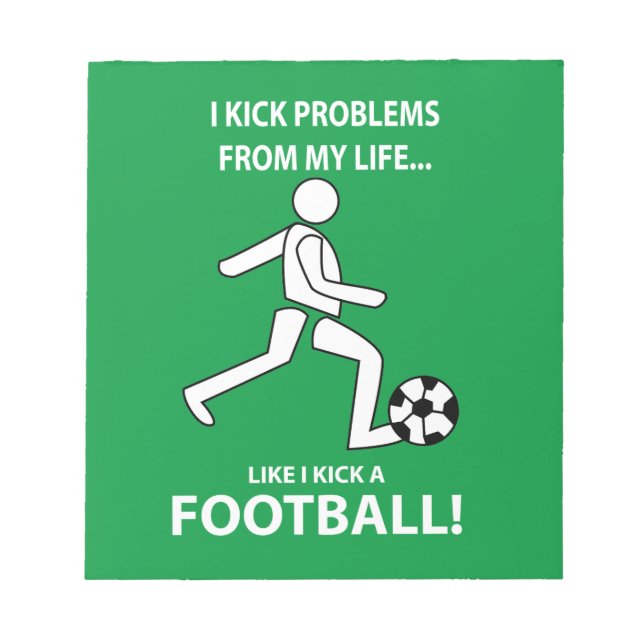 Bloc De Notas Entrenador deportivo de fútbol (Frente)