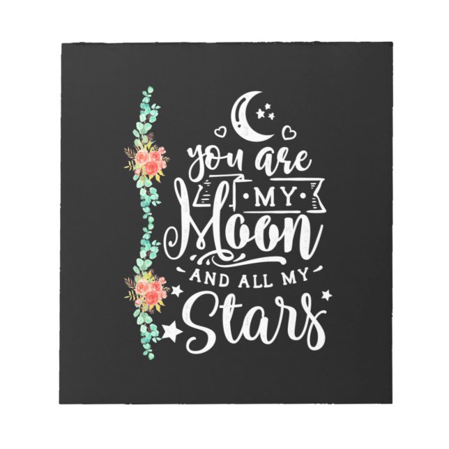 Bloc De Notas Eres Mi Luna Y Todas Las Estrellas (Frente)
