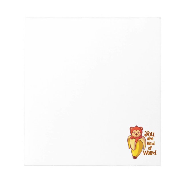 Bloc De Notas Es Divertido El Banano De Monos Que Eres Un Poco E (Frente)