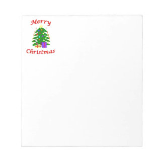 Bloc De Notas ¡Es un árbol de Navidad alegre!