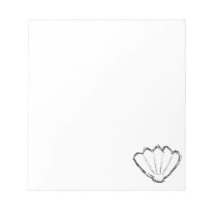 Bloc De Notas Esbozo de conchas