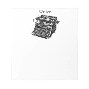 Bloc De Notas Esbozo de dibujo de escritores de escritura de máq