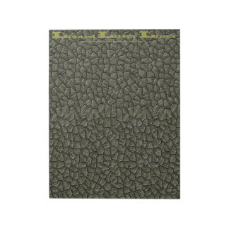 Bloc De Notas Escala Verde de Lizard Litter Liner