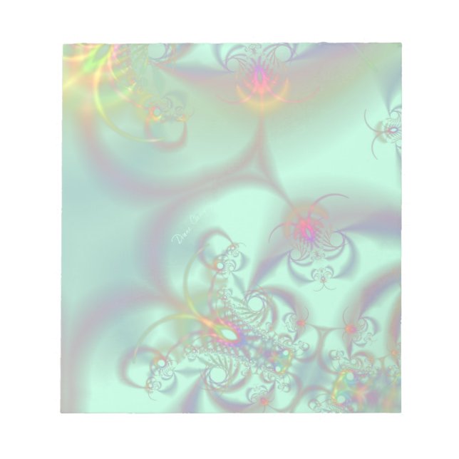 Bloc De Notas Escalera de joyas - Resumen del Kaleidoscopio Esme (Frente)