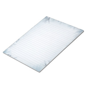 Bloc De Notas Escarcha temática de invierno, cola helada