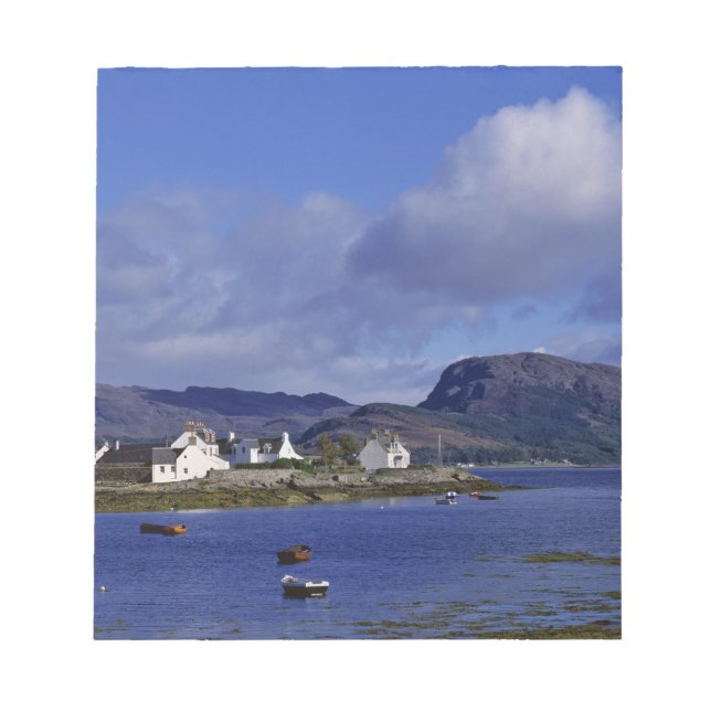 Bloc De Notas Escocia, Highland, Wester Ross, Plockton. (Frente)