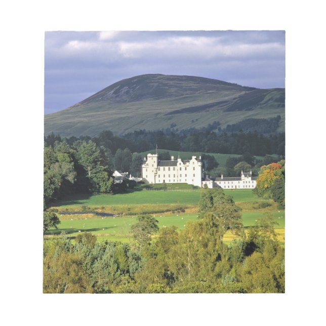 Bloc De Notas Escocia, Tayside, castillo de Blair. En una esmera (Frente)