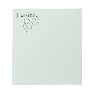 Bloc De Notas Escribo. Escritor