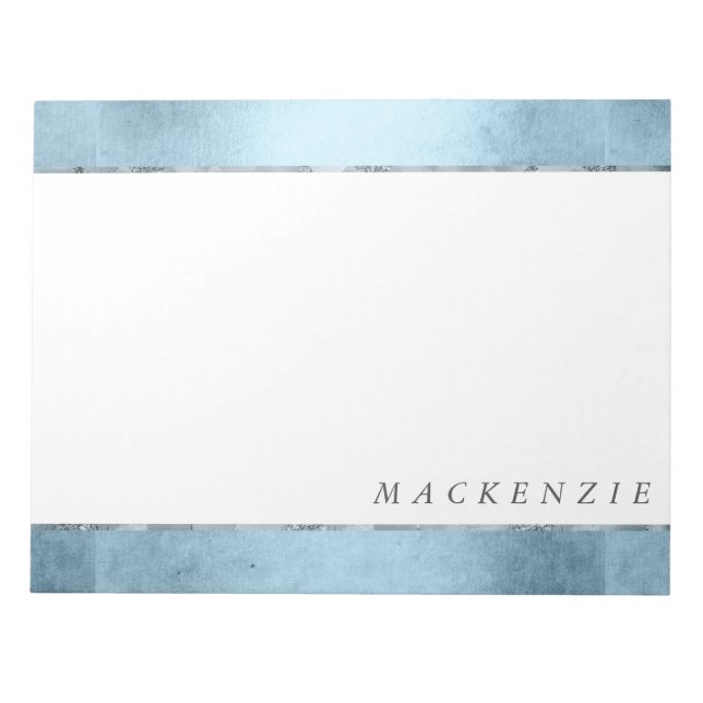 Bloc De Notas Escritorio Mermaid Glitz | Princess Blue Luster y  (Frente)