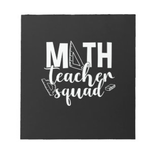 Bloc De Notas Escuadrón de Maestros Maestros Maestros Math