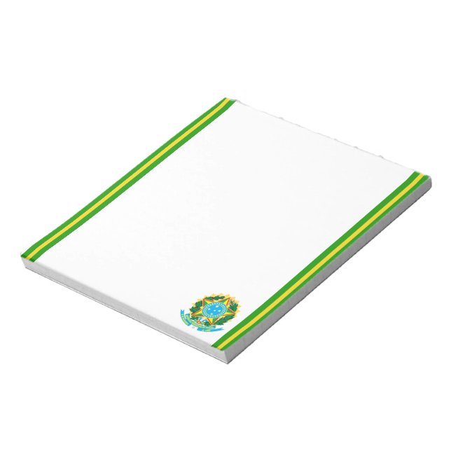 Bloc De Notas Escudo brasileño (Lado Izquierdo)