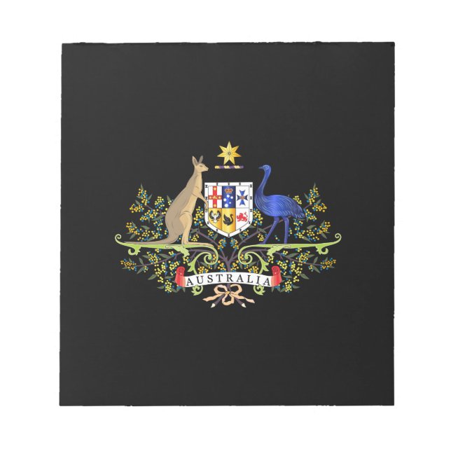 Bloc De Notas Escudo de armas de Australia (Frente)