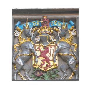 Bloc De Notas Escudo de armas de Edimburgo, Escocia