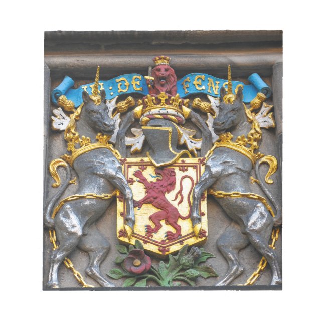 Bloc De Notas Escudo de armas de Edimburgo, Escocia (Frente)