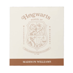 Bloc De Notas Escudo de la Escuela de Magia y Hechicería HOGWART