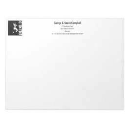 Bloc De Notas Esgrima