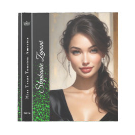 Bloc De Notas Esmeralda Glitz Pageant Autograph Pad