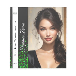 Bloc De Notas Esmeralda Glitz Pageant Autograph Pad